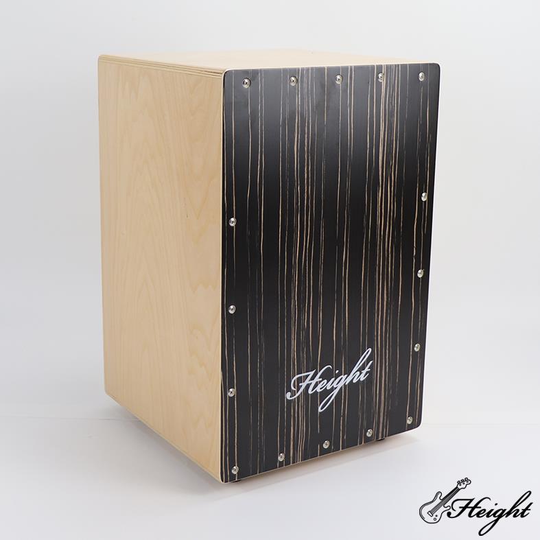 HCJB04 black zebra wood cajon 4
