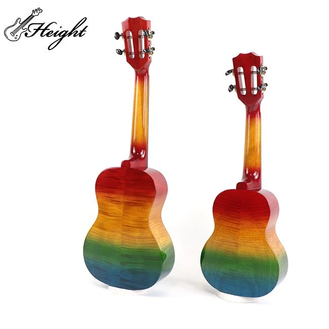 High Gloss Rainbow Concert Ukulele