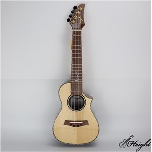 23palcová koncertní továrna na ukulele z masivního dřeva