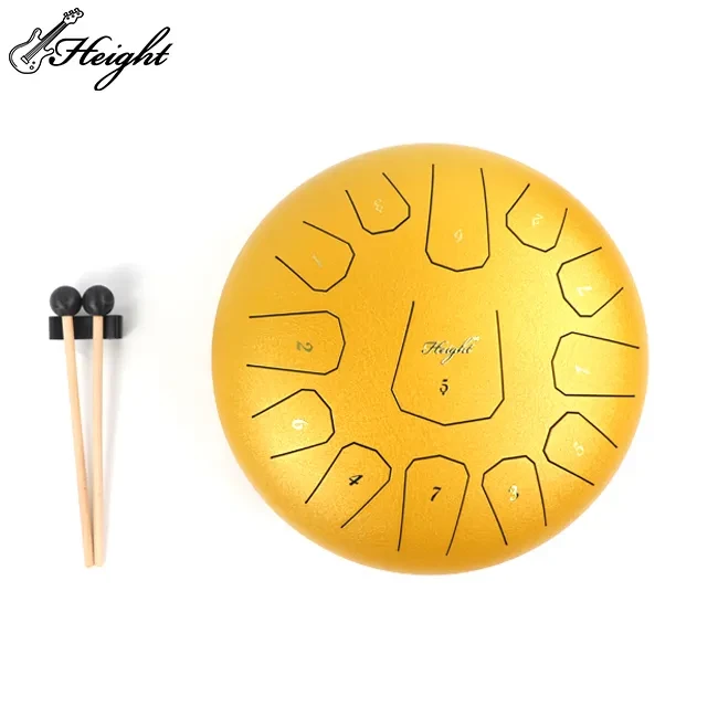 5,5palcový Tongue Drum Mini 8-Tónová ocelová klávesa C